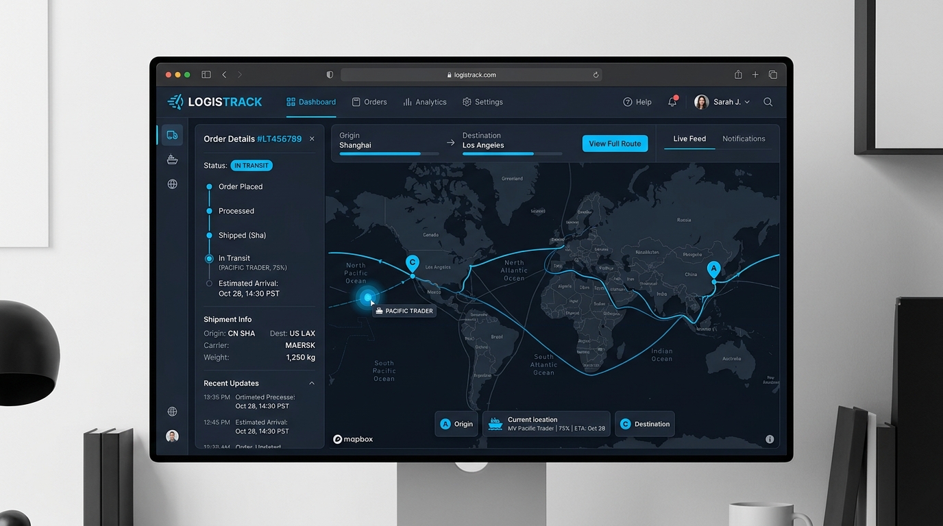 LogisTrack — Website Bisnis Ekspedisi